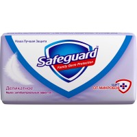 Антибактериальное мыло Safeguard Деликатное, 90 г 